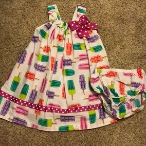 Popsicle Dress and Bloomers